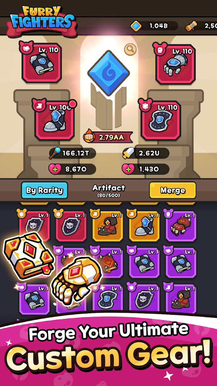 Furry Fighters : Idle RPG screenshot