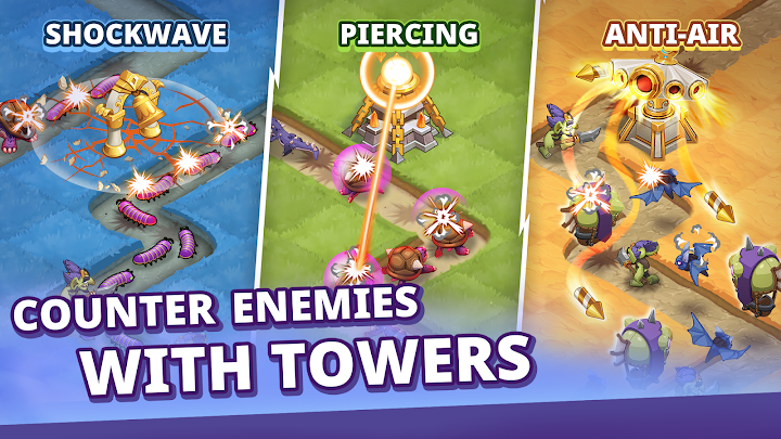 Twilight Towers: Merge Defense screenshot