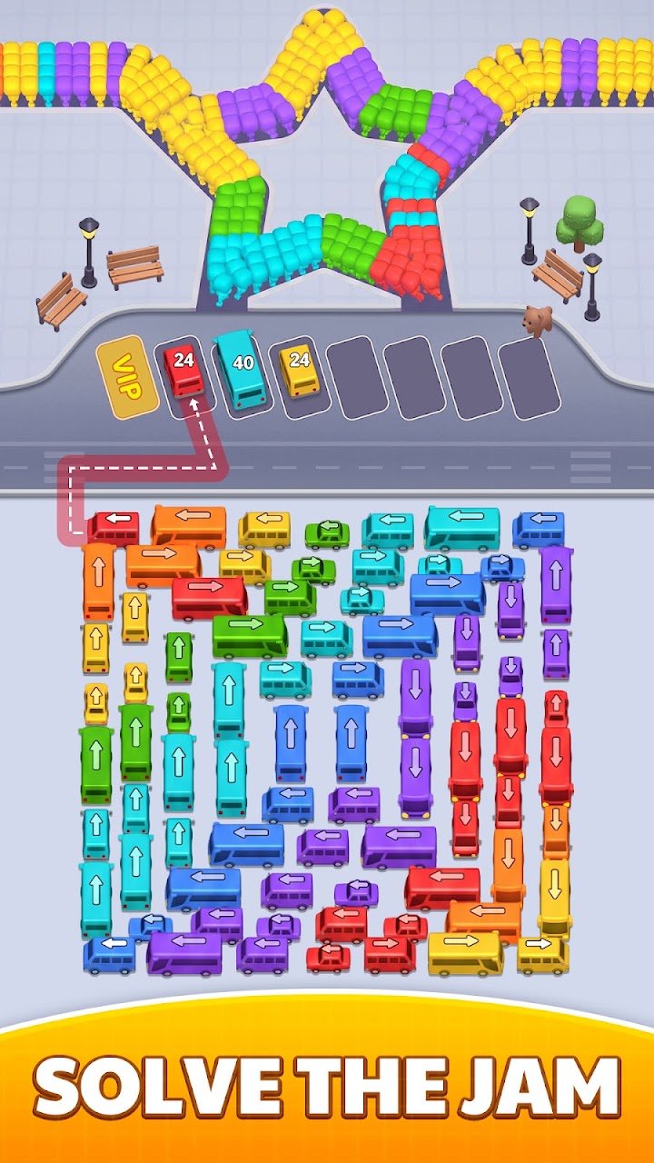 Bus Traffic Jam: Loop Fever screenshot